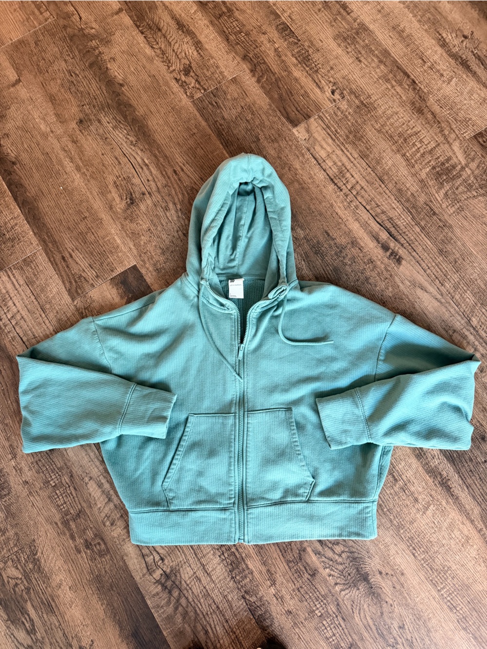 All in Motion Hooded Zip-Up Jacket in Teal